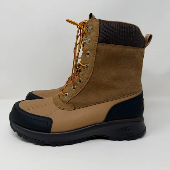 New UGG Men's Emmett Duck Boot Hi Chestnut Sz 9